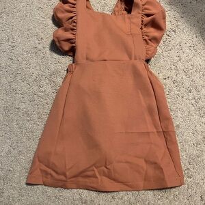 Charming Brown Kids Dress